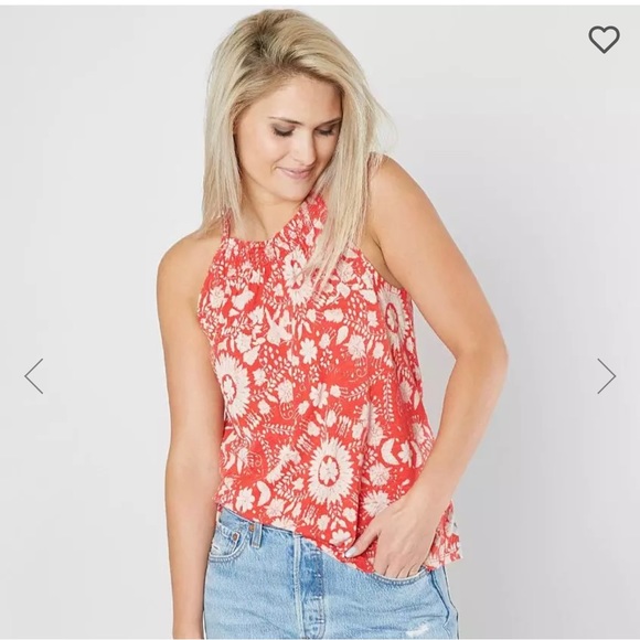 Lucky Brand Tops - SOLD- Lucky Brand Floral Tank Top Size XS